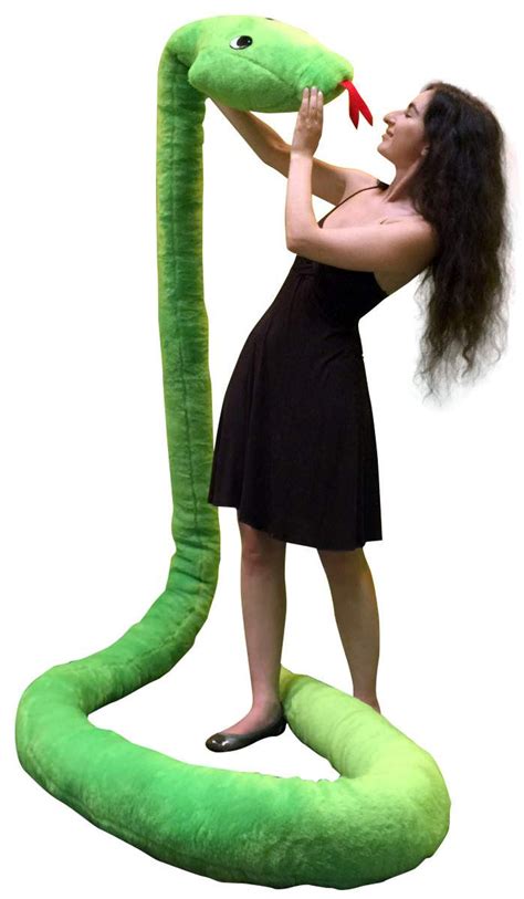 huge plush snake